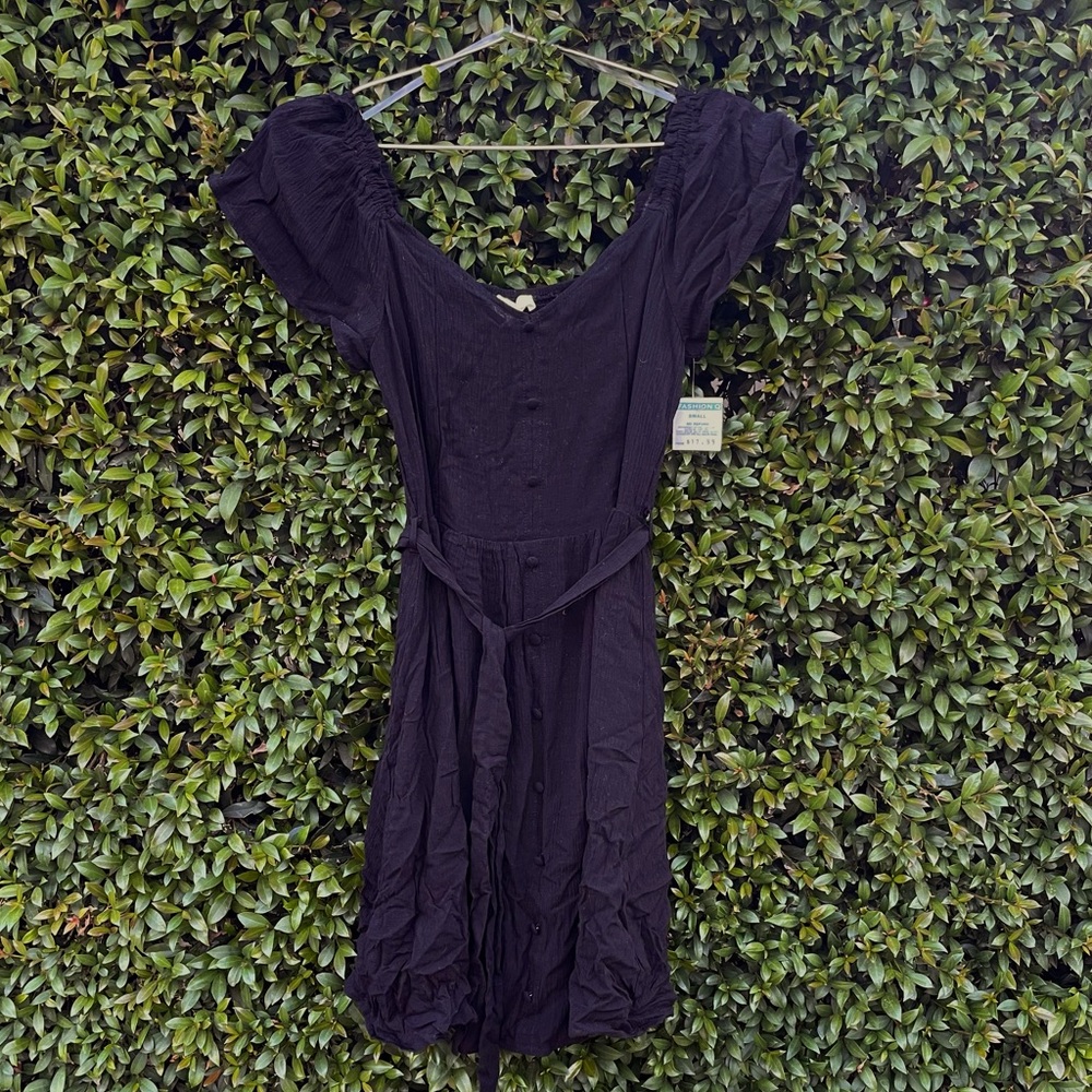 Black Becaal Casual Mini Dress.
